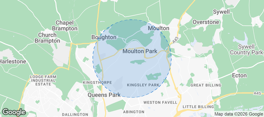 Northamptonshire Airbnb map